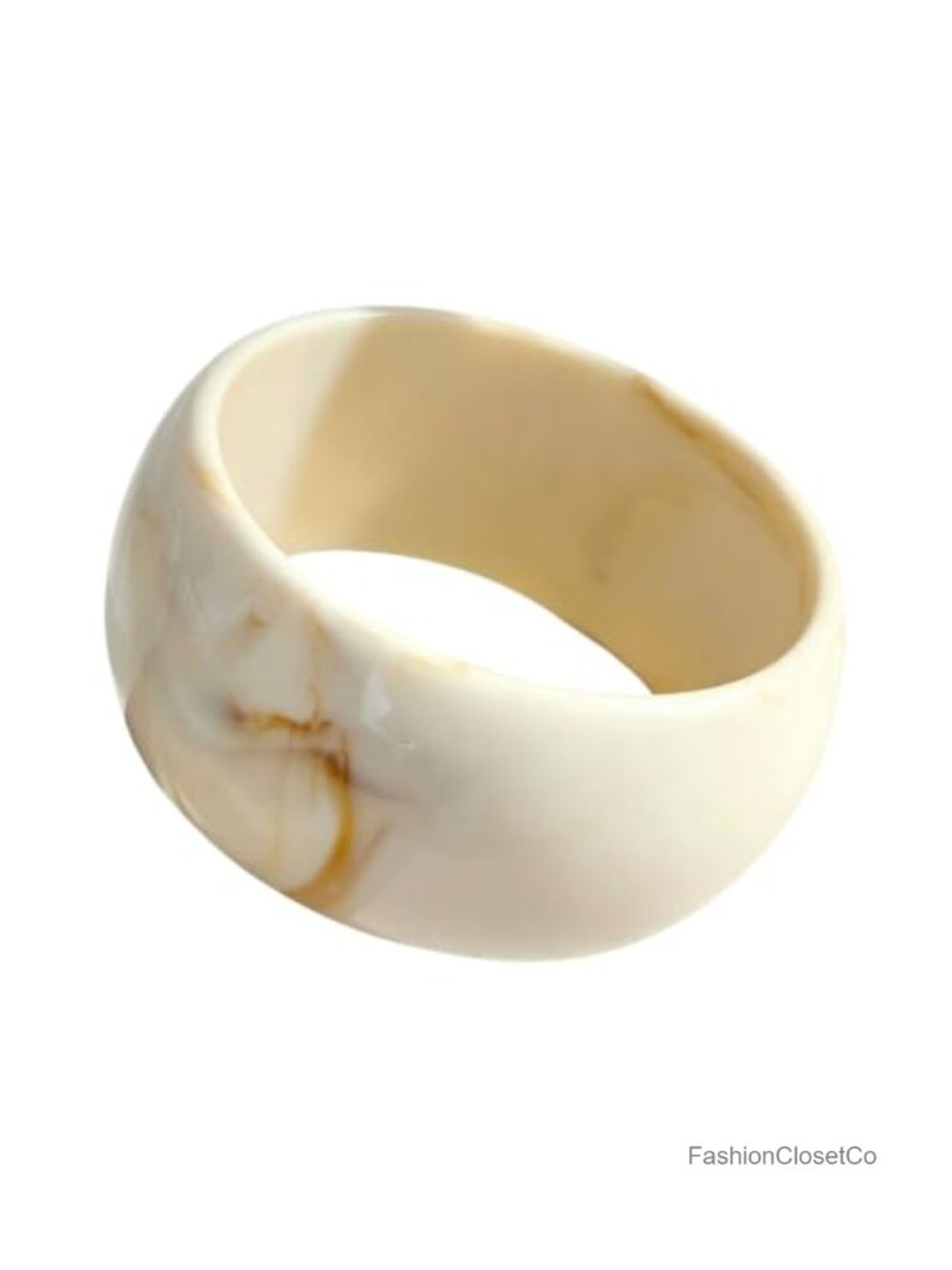 Chunky Resin Bangle Bracelet Multicolor Glossy Geometric Cuff Jewelry Women